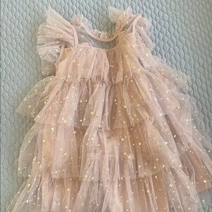 Pink Starry Tulle Dress